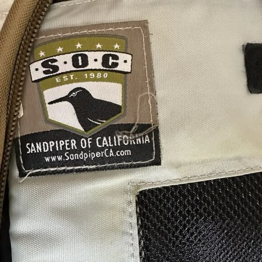 Sandpiper‎ of California Backpack Tactical Bag Coyote Canvas SOC Hiking Outdoor - Picture 3 of 11